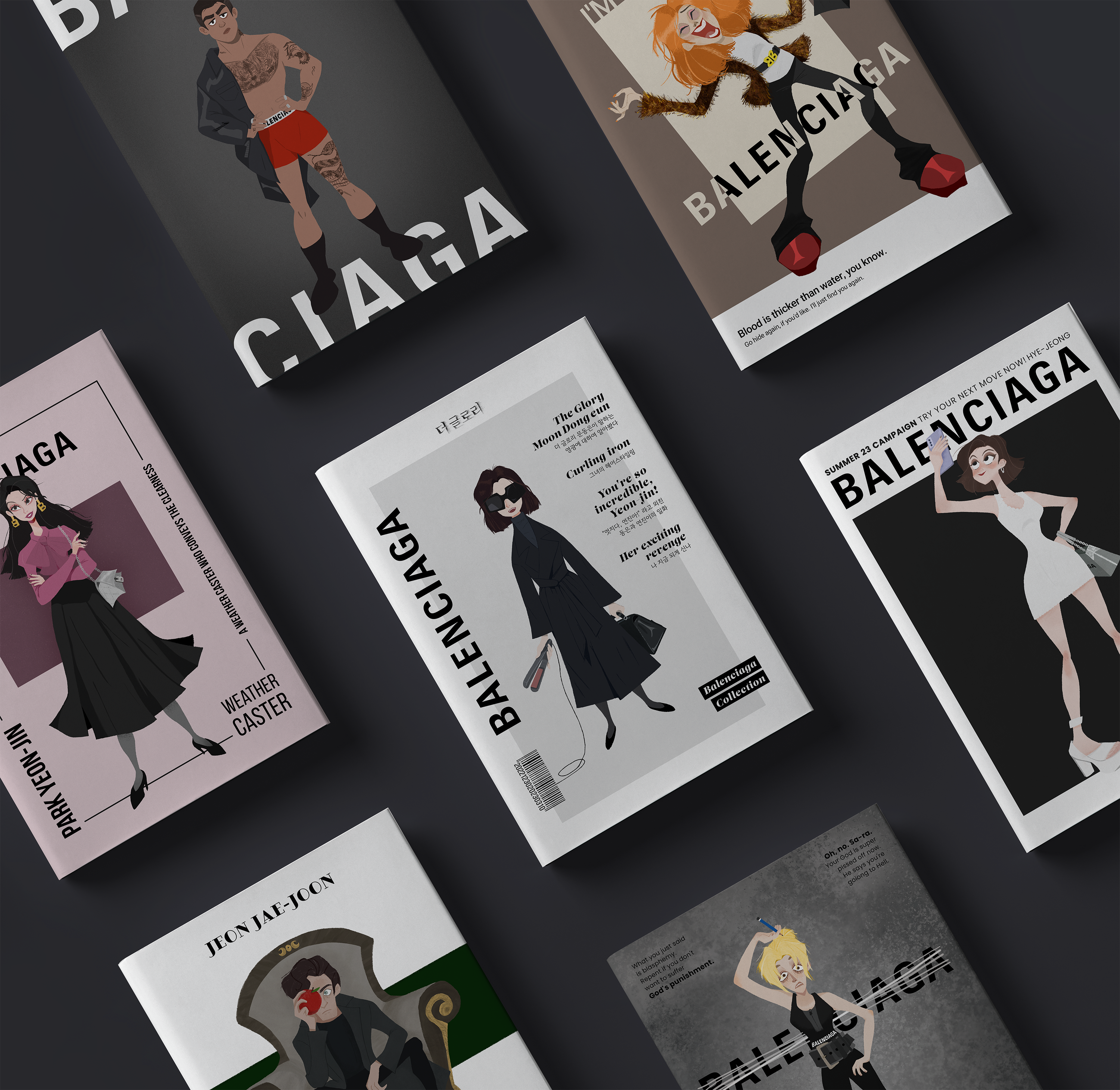 Balenciaga X The Glory Magazine